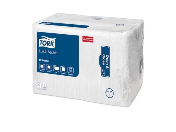 Tork 509300, Hvit, Monokromatisk, 162 mm, 162 mm, 855 g, 16,3 cm