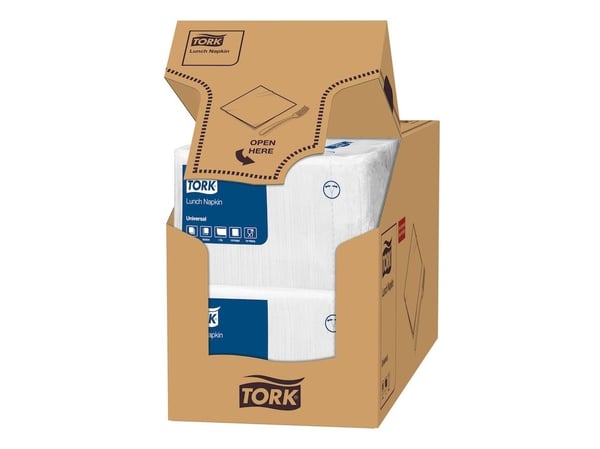 Tork lunchservett, vit