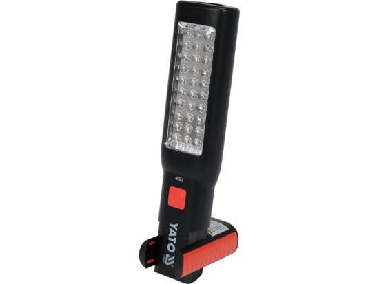 Yato YT-085051, LED, 37 ampuller, IP20, 1800 mAh, Sort, Håndholdt arbeidslys