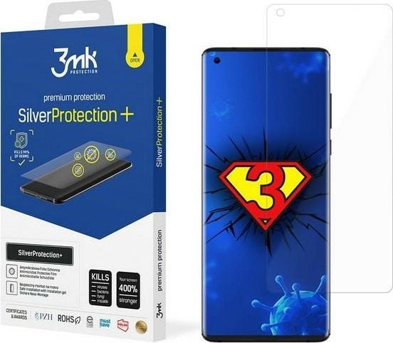 3MK 3MK Silver Protect+ Motorola Edge Folia Antimikrobowa montowana na mokro