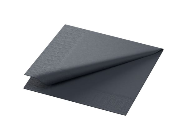 Serviet Duni 24x24 cm 3-lags sort - (250 stk.)