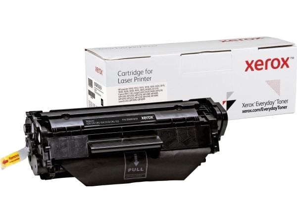 Everyday™ Mustavalko Toner by compatible with HP 12A (Q2612A), Standard capacity, 2000 sivua, Musta, 1 kpl
