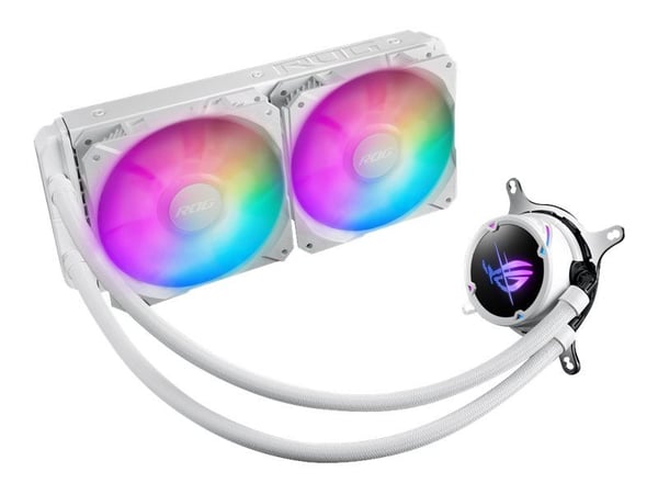 ASUS ROG STRIX LC II 240 ARGB WHITE EDITION - Kylsystem med vätska till processorn - Elementstorlek: 240 mm - (för: LGA1156, LGA1155, LGA2011, LGA1...