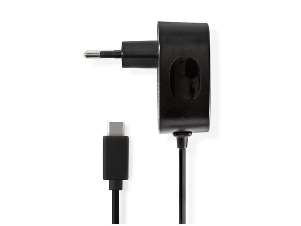Nedis WCHAC300ABK - Strømadapter - 3 A (24 pin USB-C) - svart
