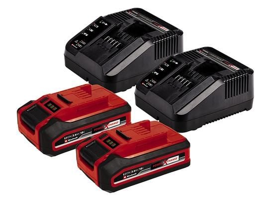 Einhell RASARRO 36/36 (2x3,0Ah Plus), Manuell gressklipper, 400 m², 36 cm, 2,5 cm, 7,5 cm, 45 l