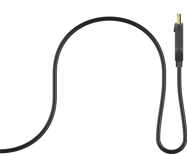 Goobay 64869, 50 m, DisplayPort, DisplayPort, Hankjønn, Hankjønn, Sort