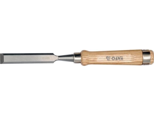 Yato YT-6256, Finjusteringsmeisel, Skrå kant, Stål, Brun, Tre, 3,5 cm