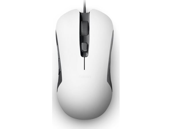 NACON GM-110, Ambidextrous, Optisk, USB Type-A, 2400 DPI, Vit