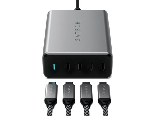 Satechi ST-UC165GM-EU, Sisätila, AC, Musta, Harmaa