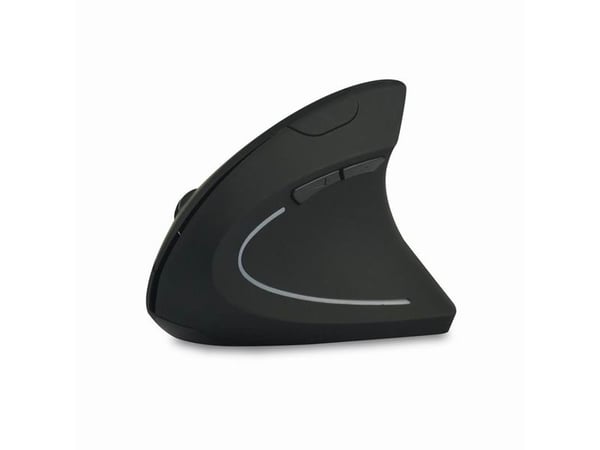 Acer - Mus - ergonomisk - vertikal - høyrehendt - optisk - 6 knapper - trådløs - 2.4 GHz - USB trådløs mottaker - svart - for Chromebook Tab 311; C...