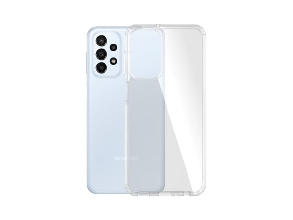 PanzerGlass HardCase - Clear Edition - baksidedeksel for mobiltelefon - polykarbonat, selvhelbredende TPU - gjennomsiktig - for Samsung Galaxy A24