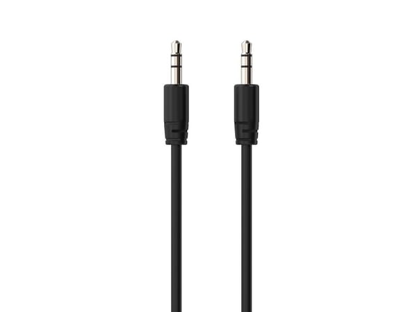 Sinox SOE06102, 3.5mm, Hankjønn, 3.5mm, Hankjønn, 1,2 m, Sort