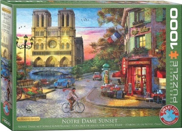 Pussel Notre Dame - 1000 bitar, 48*68cm