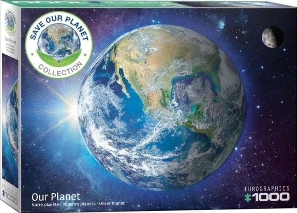 Palapeli Pelastakaa planeetta! Planeettamme - 1000 palaa, 48*68cm