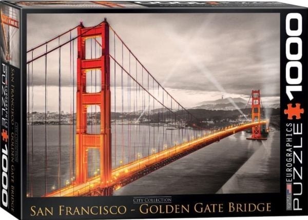 Palapeli Golden Gate Bridge - 1000 palaa, 48*68cm