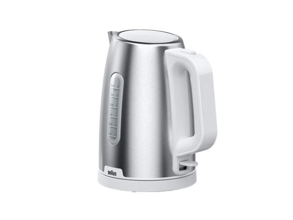 Braun PurShine WK 1500 WH - Kjele - 1.7 liter - 2.2 kW - rustfritt stål / hvit