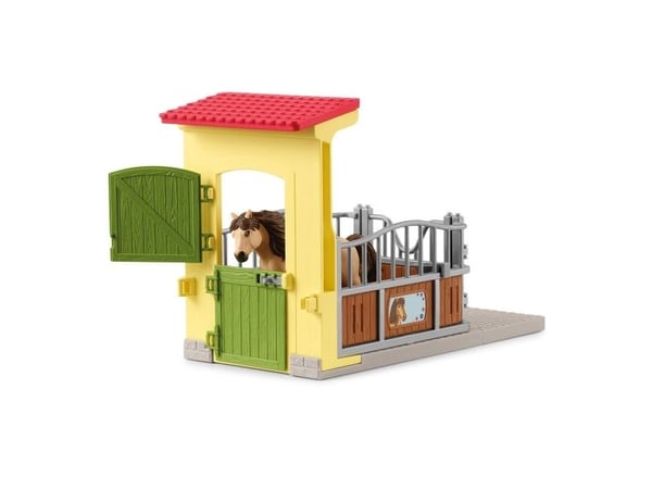 Schleich Pony Box with Iceland Pony Stallion