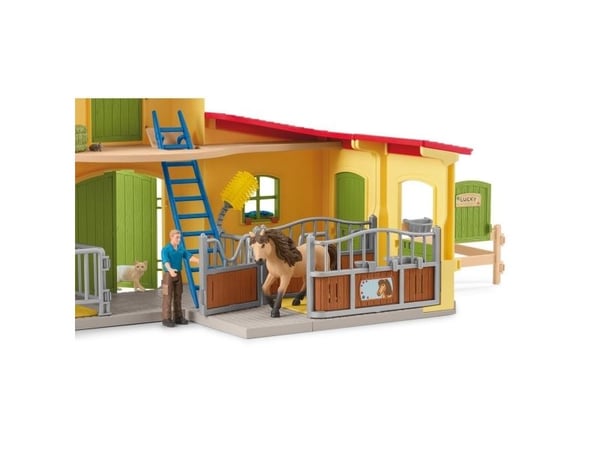 Schleich Pony Box with Iceland Pony Stallion