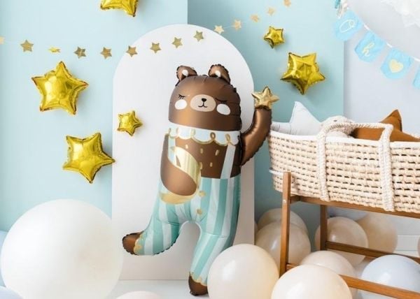PartyDeco FB201, Ilmapallo, Kalvo, Monivärinen, Kuva, Juhla, Universaali