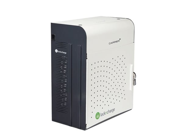 LocknCharge Carrier 10, Kabinett for håndtering av bærbare enheter, Blå, Grønn, Grå, Hvit, Bord, Vegg, Rustfritt stål, Laptop, Nettbrett, 43,2 cm (...