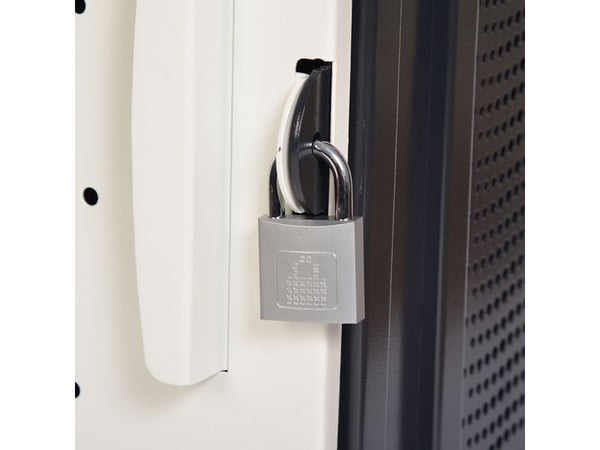 LocknCharge Carrier 10, Kabinett for håndtering av bærbare enheter, Blå, Grønn, Grå, Hvit, Bord, Vegg, Rustfritt stål, Laptop, Nettbrett, 43,2 cm (...
