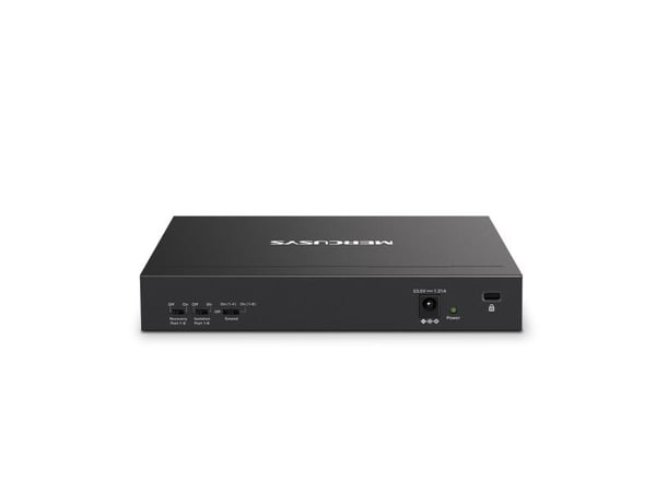 Mercusys MS110P, Håndtert, Fast Ethernet (10/100), Full tosidig, Strøm over Ethernet (PoE), Kan monteres på vegg