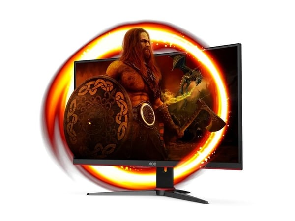 AOC G2 C27G2E/BK, 68,6 cm (27"), 1920 x 1080 piksler, Full HD, 1 ms, Svart, Rød