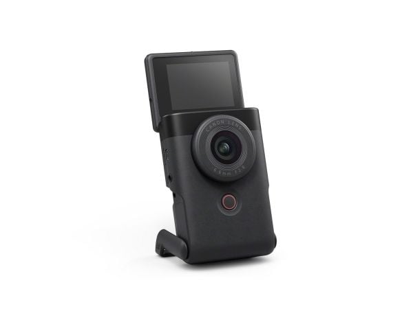 Canon PowerShot V10 vlogging digitalkamera 15,2 megapiksler svart bildestabilisering, Bluetooth, integrert batteri, full HD-video (5947C008)