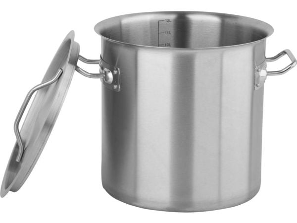 Yato YG-00012 gryte 12 L i rustfritt stål, keramikk, gass/halogen/induksjon