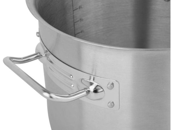 Yato YG-00012 gryte 12 L i rustfritt stål, keramikk, gass/halogen/induksjon