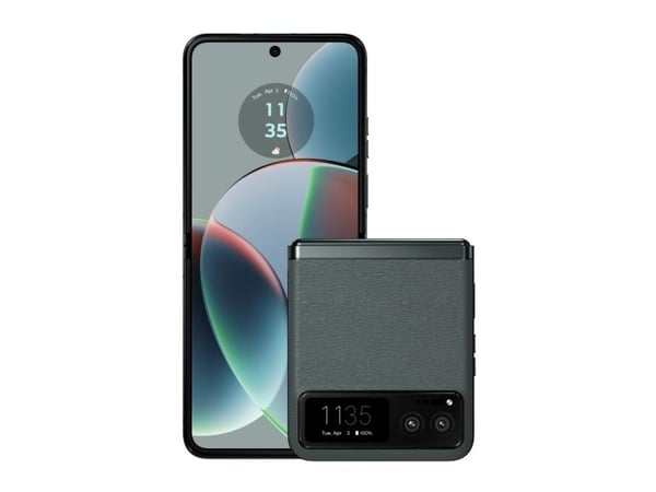 Motorola RAZR 40 - 5G smarttelefon - dobbelt-SIM - RAM 8 GB / Internminne 256 GB - pOLED display - 6.9" - 2640 x 1080 piksler (144 Hz) - 2x bakkame...