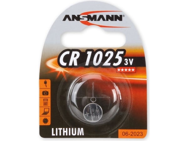 ANSMANN - CR1025-batterier - Li