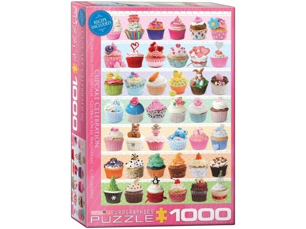 Eurographics Puzzle 1000 Makeat kuppikakut