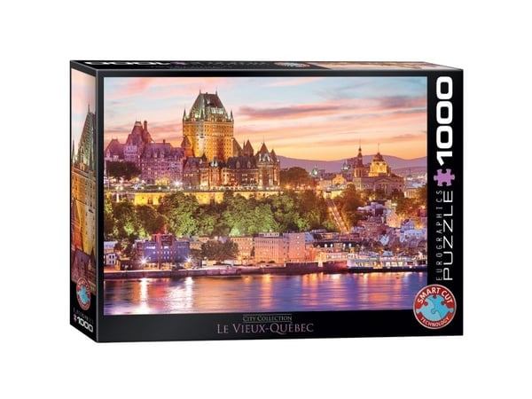 Eurographics Puzzle 1000 Kanada, näkymä Quebeciin