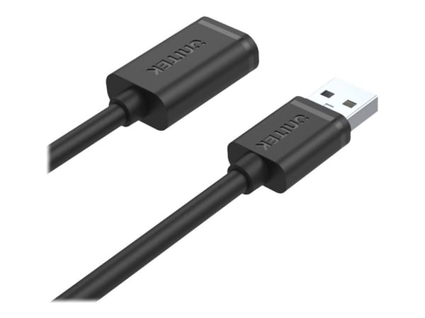 Unitek Y-C418GBK - USB-forlengelseskabel - USB (hann) til USB (hunn) - USB 2.0 - 5 m - svart