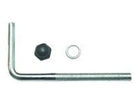 Nordtronic Belina - Hagelampe - LED - 8 W - 3000 K - pullertstang - grafitt