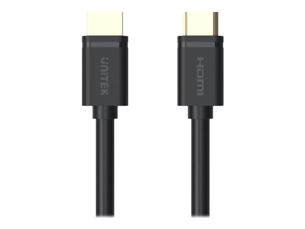 Unitek - HDMI-kabel med Ethernet - HDMI hann til HDMI hann - 3 m - svart