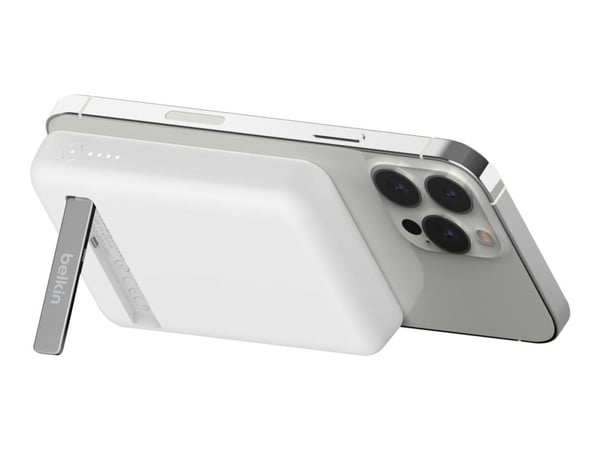 Belkin BoostCharge - Strømbank - 5000 mAh - 7.5 watt - hvit