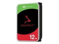 Seagate IronWolf ST8000VN002 - Hårddisk - 8 TB - inbyggd - 3.5" - SATA 6Gb/s - buffert: 256 MB - med 3 års Seagate Rescue Data Recovery