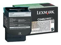Lexmark C546U1KG, 8000 sivua, musta, 1 kpl