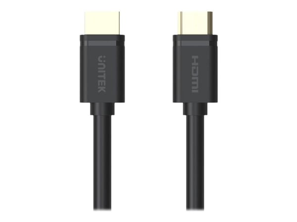 Unitek Y-C136M - HDMI-kaapeli - HDMI han til HDMI han - 1 m - lajittelu - 4K-tuki