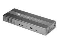 OWC Go Dock - Dokkingstasjon - Thunderbolt 4 - 2 x Thunderbolt 4, HDMI - 2.5GbE, 1GbE - 120 watt