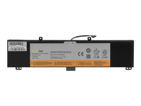 Green Cell - Batteri til bærbar PC (tilsvarer: Lenovo L13M4P02, Lenovo L13L4P02, Lenovo L13N4P02) - litiumpolymer - 4-cellers - 6400 mAh - svart - ...