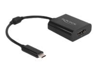 Delock USB Type-C-adapter til HDMI (DP Alt Mode) 8K med HDR-funksjon svart