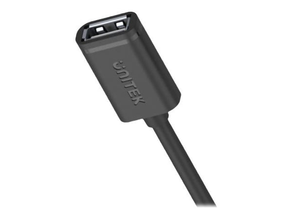Unitek Y-C418GBK - USB-forlengelseskabel - USB (hann) til USB (hunn) - USB 2.0 - 5 m - svart