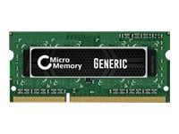 CoreParts - DDR3 - modul - 4 GB - SO DIMM 204-pin - 1600 MHz / PC3-12800 - 1.5 V - ikke-bufret - ikke-ECC