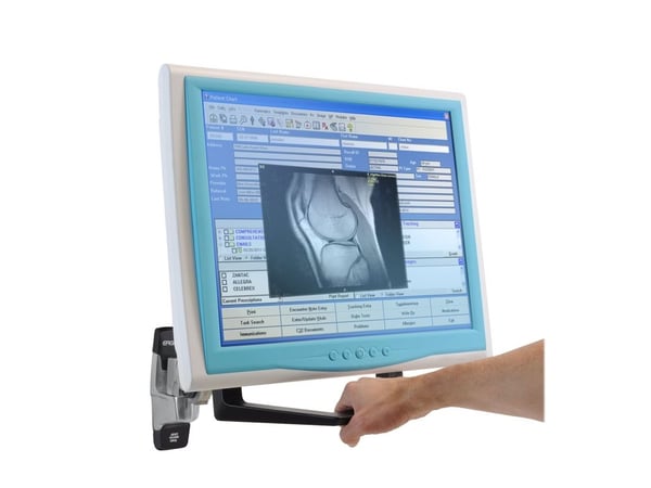 Ergotron - Monteringskomponent (håndtak, kontaktplate) - for LCD-skjerm - svart - skjermstørrelse: inntil 32" - for P/N: 45-353-026, 45-475-216, 45...