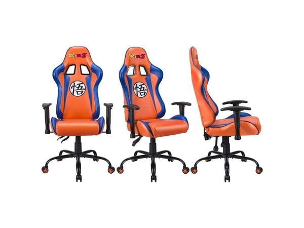 SuBsonic Dragon Ball Z - Spillestol - ergonomisk - armlener - T-formet - tipping - roterende - syntetisk skinn