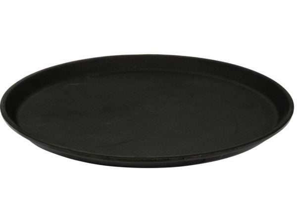 Yato YG-02079, Klassisk serveringsbrett, Rund, Fiberglass, Sort, 355 mm, 355 mm