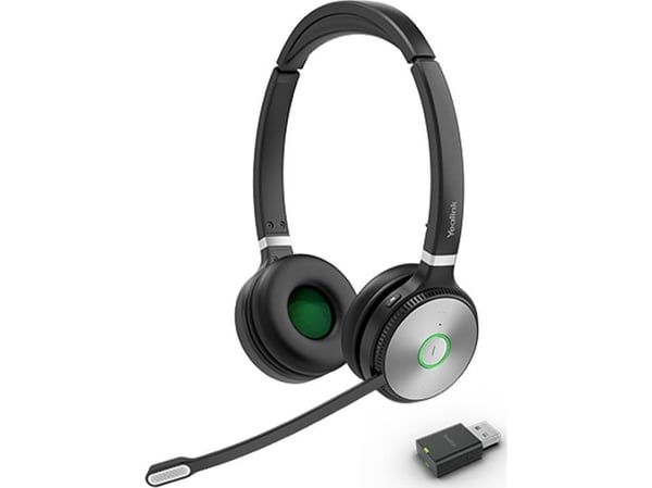 Yealink WH62 Portable, Langaton, Puhelut/Musiikki, 20 - 20000 Hz, Kuulokkeet, Musta, Harmaa